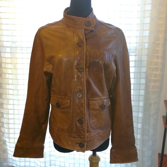 GAP Jackets & Blazers - GAP Women's Leather Jacket